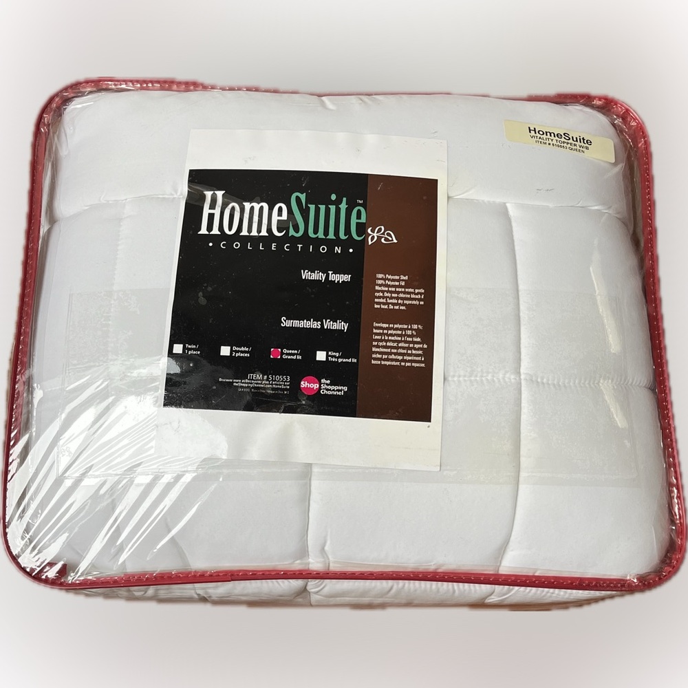 HomeSuite Collection Micro-Fiber Vitality Mattress Topper